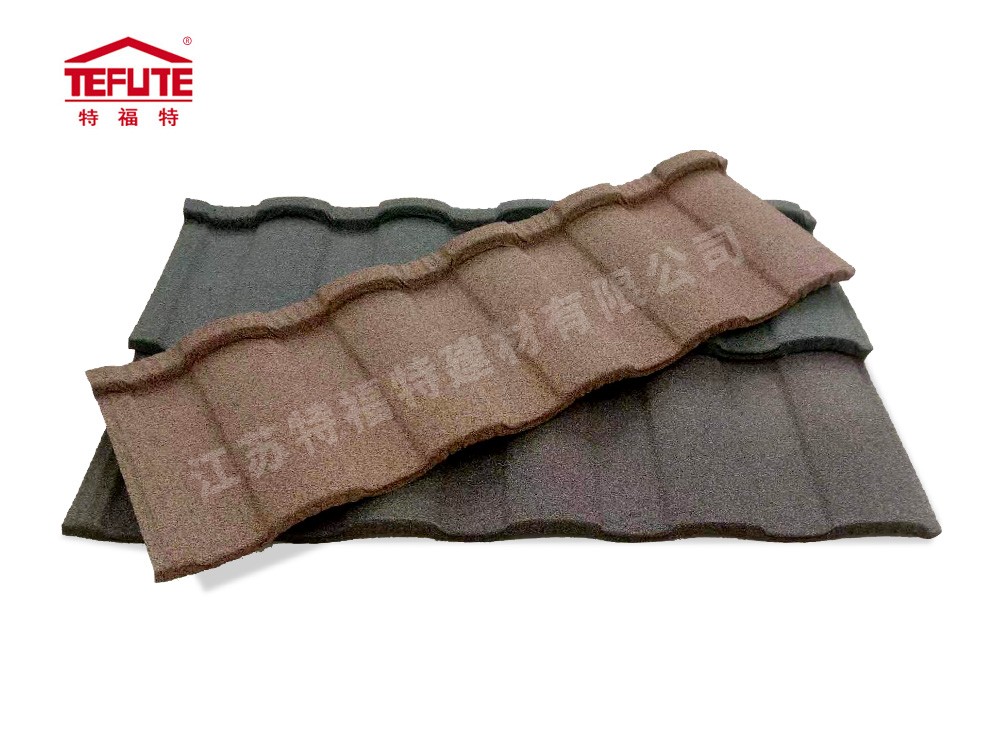 羅馬型彩石金屬瓦