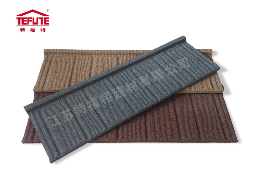 木紋型彩石金屬瓦